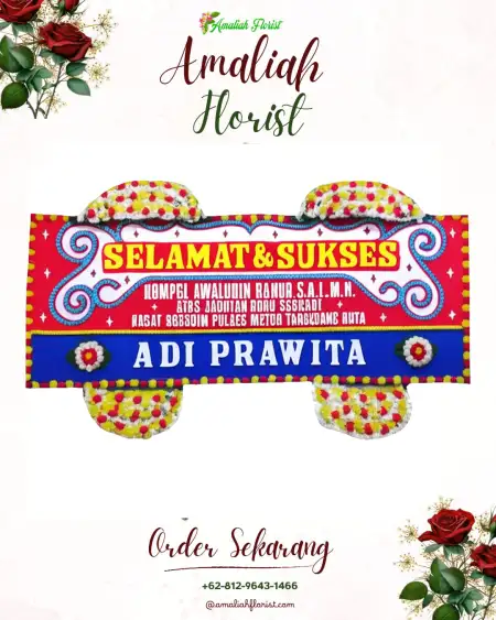 Papan Bunga Ucapan Selamat Halmahera Tengah